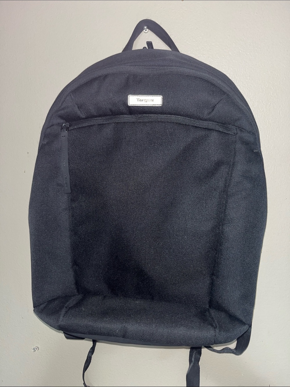 Targus Black Slim Everyday Backpack with Front Zip Pocket